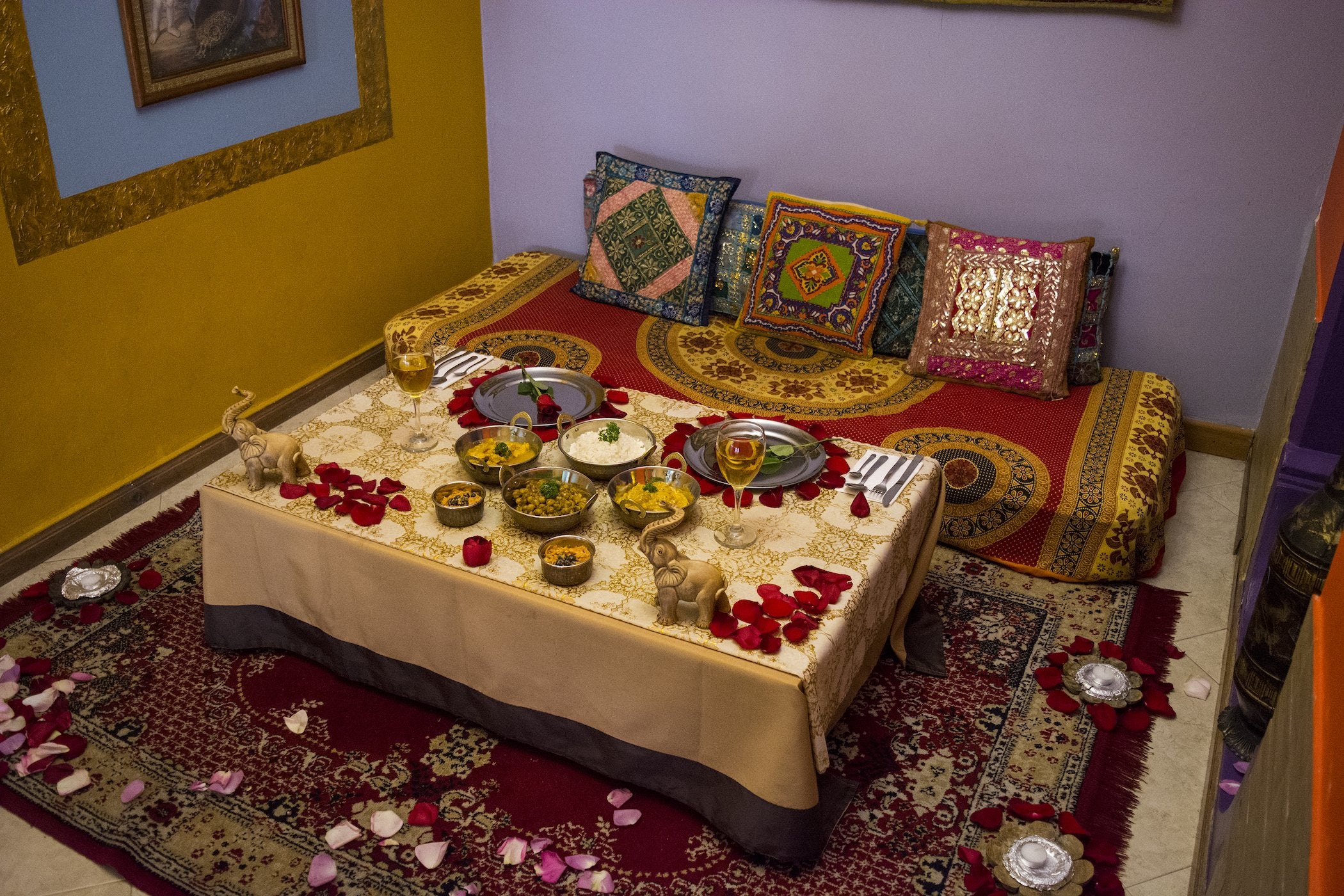 Cena Al Mejor Estilo de La India